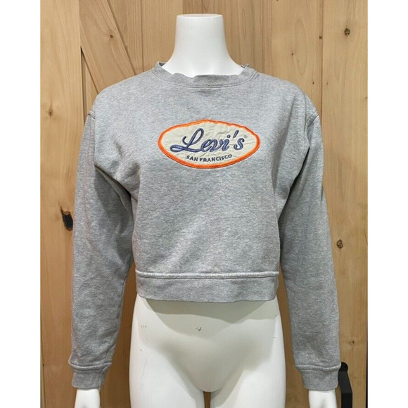 Levi's Tops - Levi's San Francisco Cropped Sweatshirt Size L